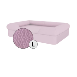 Bolster Dog Bed Cover Only - Large - Lavender Lilac
