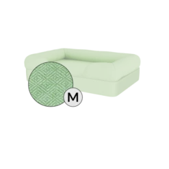 Bolster Cat Bed Cover Only - Medium - Matcha Green
