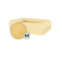 Bolster Cat Bed Cover Only - Medium - Mellow Yellow