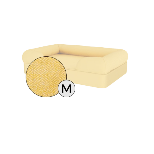Bolster Dog Bed Cover Only - Medium - Mellow Yellow 3 Bolster Dog Bed Cover Only - Medium - Mellow Yellow