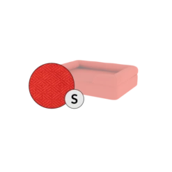 Bolster Dog Bed Cover Only - Small - Cherry Red