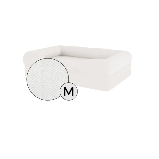 Bolster Cat Bed Cover Only - Medium - Meringue White 3 Bolster Cat Bed Cover Only - Medium - Meringue White