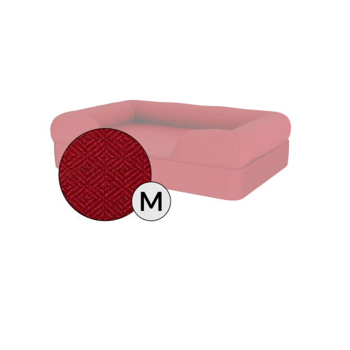 Bolster Cat Bed Cover Only - Medium - Merlot Red 3 Bolster Cat Bed Cover Only - Medium - Merlot Red