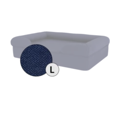 Bolster Dog Bed Cover Only - Large - Midnight Blue