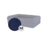 Bolster Dog Bed Cover Only - Medium - Midnight Blue -Omlet Shop Bolster Dog Bed Midnight Blue Medium Omlet