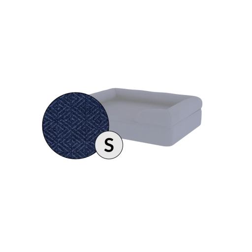 Bolster Dog Bed Cover Only - Small - Midnight Blue 3 Bolster Dog Bed Cover Only - Small - Midnight Blue