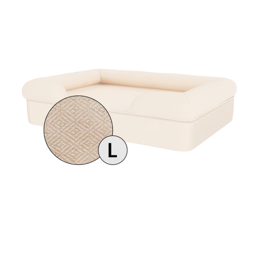 Bolster Dog Bed Cover Only - Large - Natural Beige 3 Bolster Dog Bed Cover Only - Large - Natural Beige