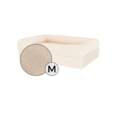 Bolster Cat Bed Cover Only - Medium - Natural Beige