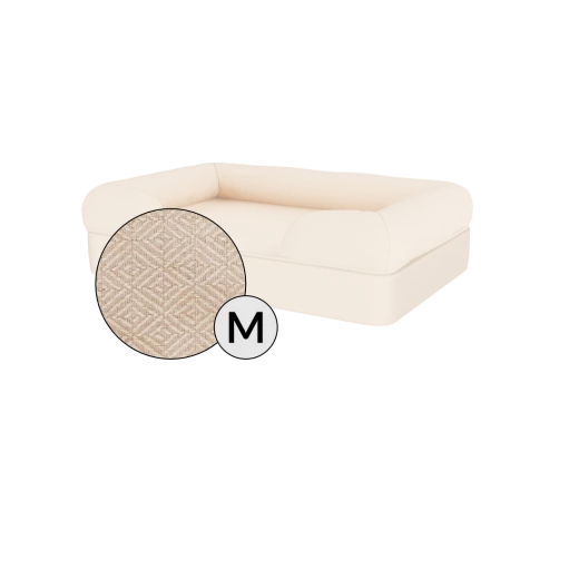 Bolster Cat Bed Cover Only - Medium - Natural Beige 3 Bolster Cat Bed Cover Only - Medium - Natural Beige