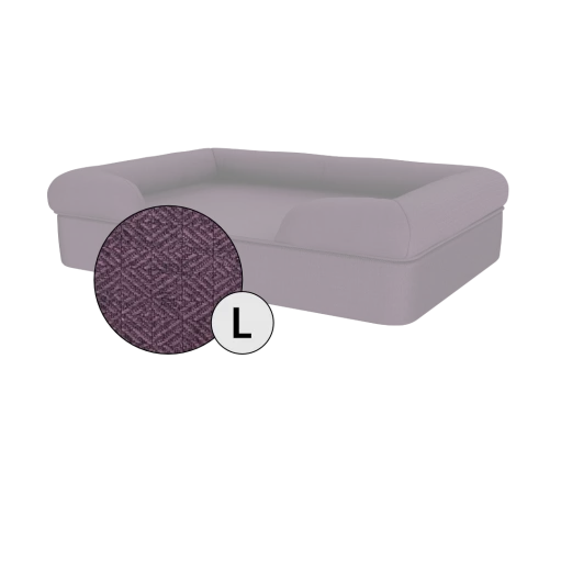 Bolster Dog Bed Cover Only - Large - Plum Purple 3 Bolster Dog Bed Cover Only - Large - Plum Purple