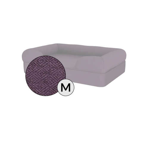 Bolster Cat Bed Cover Only - Medium - Plum Purple 3 Bolster Cat Bed Cover Only - Medium - Plum Purple