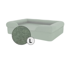 Bolster Dog Bed Cover Only - Large - Sage Green