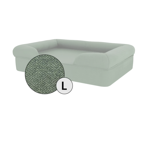 Bolster Dog Bed Cover Only - Large - Sage Green 3 Bolster Dog Bed Cover Only - Large - Sage Green