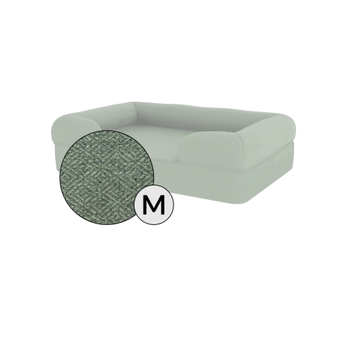 Bolster Dog Bed Cover Only - Medium - Sage Green 3 Bolster Dog Bed Cover Only - Medium - Sage Green