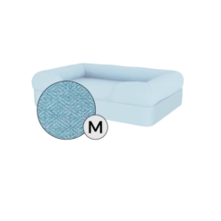 Bolster Cat Bed Cover Only - Medium - Sky Blue
