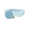 Bolster Dog Bed Cover Only - Medium - Sky Blue -Omlet Shop Bolster Dog Bed Sky Blue Medium Omlet