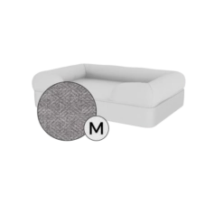 Bolster Cat Bed Cover Only - Medium - Stone Grey
