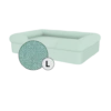 Bolster Dog Bed Cover Only - Large - Light Jade