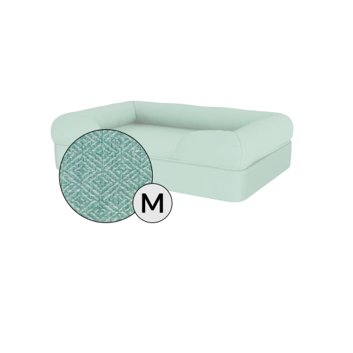 Bolster Dog Bed Cover Only - Medium - Light Jade 3 Bolster Dog Bed Cover Only - Medium - Light Jade