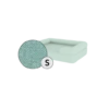 Bolster Dog Bed Cover Only - Small - Light Jade 2 Bolster Dog Bed Cover Only - Small - Light Jade -Omlet Shop Bolster Dog Bed Teal Blue Small Omlet