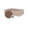 Bolster Cat Bed Cover Only - Medium - Mocha Brown 2 Bolster Cat Bed Cover Only - Medium - Mocha Brown -Omlet Shop Bolster Dog Bed Toasted Coconut Medium Omlet 1