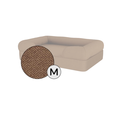 Bolster Cat Bed Cover Only - Medium - Mocha Brown 3 Bolster Cat Bed Cover Only - Medium - Mocha Brown