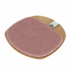 Freestyle - Bamboo Platform With Faux Sheepskin Pink Cushion (includes Bracket)