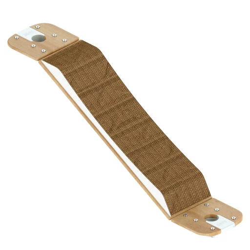 Freestyle - Bamboo Pole To Pole Ramp With Cardboard Lounge Scratching Box (includes Brackets)