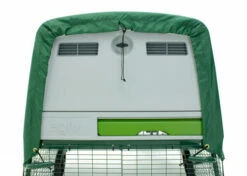 Extreme Temperature Blanket For Eglu Cube Green -Omlet Shop Cube Extreme Weather Blanket rear