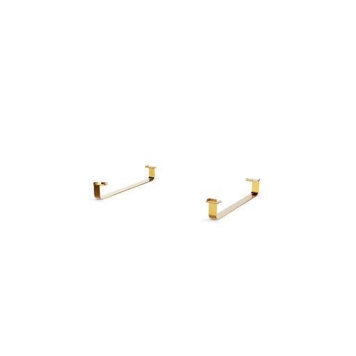 Metal Rail Feet For Omlet Dog Beds - Gold - Small - Pack Of 2 3 Metal Rail Feet For Omlet Dog Beds - Gold - Small - Pack Of 2