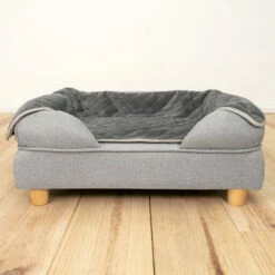 Base With Round Wood Feet For Omlet Dog Beds - Medium - Pack Of 4 7 Base With Round Wood Feet For Omlet Dog Beds - Medium - Pack Of 4 -Omlet Shop Dog memory foam bolster bed with feed and luxury sof blanket omlet 1