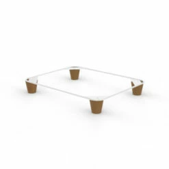 Feet Frame With Round Wood Feet For Donut Elevated Cat Bed - Pack Of 4