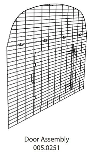 Eglu Go - Run End Panel With Door (005.0251) 3 Eglu Go - Run End Panel With Door (005.0251)