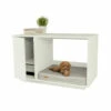 Fido Nook 24 Dog House With Closet - White 2 Fido Nook 24 Dog House With Closet - White -Omlet Shop Fido Nook 24 white wardrobe isolated