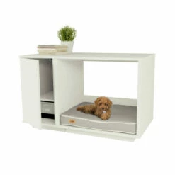Fido Nook 24 Dog House With Closet - White