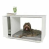 Fido Nook 36 Dog House With Closet - White 2 Fido Nook 36 Dog House With Closet - White -Omlet Shop Fido Nook 36 white wardrobe isolated