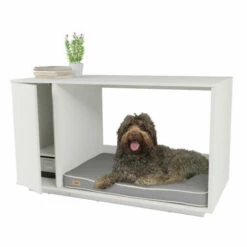 Fido Nook 36 Dog House With Closet - White