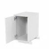 Maya Nook 24 Wardrobe - White 2 Maya Nook 24 Wardrobe - White -Omlet Shop Fido Studio 24 white dog crate wardrobe open 2