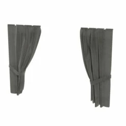 Maya Nook 36 Drapes - Charcoal Grey