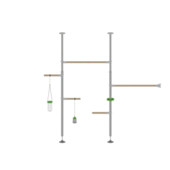 PoleTree Chicken Perch - The Hensemble Kit - 5.5 - 7 Ft.