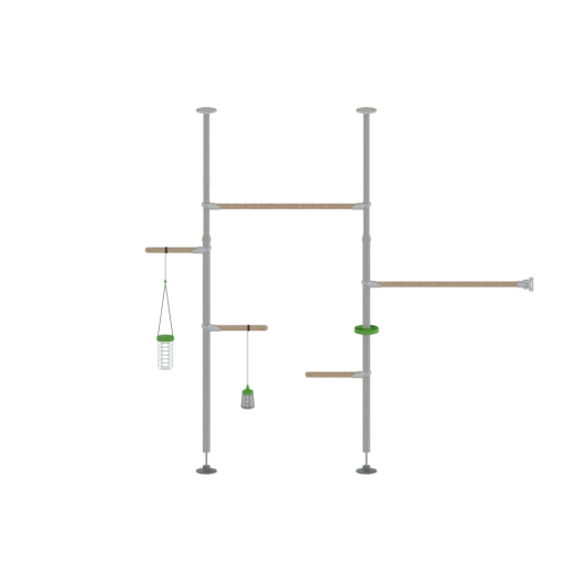 PoleTree Chicken Perch - The Hensemble Kit - 5.5 - 7 Ft. 3 PoleTree Chicken Perch - The Hensemble Kit - 5.5 - 7 Ft.