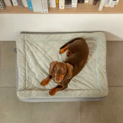Topology - Quilted Topper - Grey - Small 15 Topology - Quilted Topper - Grey - Small -Omlet Shop Quilted Topology Memory Foam Dog Bed with toppers and feet Omlet 1
