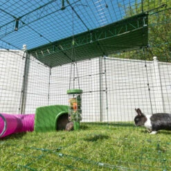 Extension For Zippi Rabbit Run With Roof And Underfloor Mesh - Double Height 3 X 2 To 4 X 3 5 Extension For Zippi Rabbit Run With Roof And Underfloor Mesh - Double Height 3 X 2 To 4 X 3 -Omlet Shop Rabbit run playpen outdoor extension