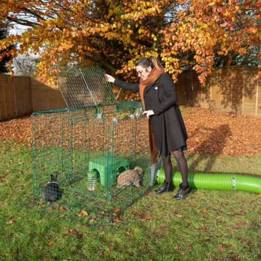 Zippi Rabbit Shelter - Green 7 Zippi Rabbit Shelter - Green - Image 5