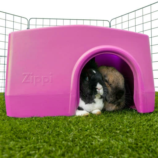 Zippi Rabbit Shelter - Purple 4 Zippi Rabbit Shelter - Purple - Image 2