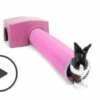 Zippi Rabbit Shelter With Play Tunnel - Purple 2 Zippi Rabbit Shelter With Play Tunnel - Purple -Omlet Shop Small animal tunnel rabbit playpen run shelter zippi