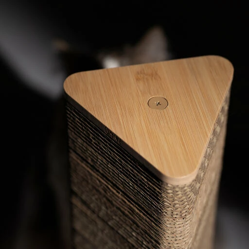 Refillable Cardboard Cat Scratching Post - Short 13 Refillable Cardboard Cat Scratching Post - Short - Image 11