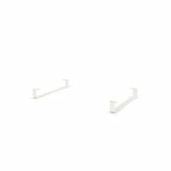 Metal Rail Feet For Omlet Dog Beds - Cream - Medium - Pack Of 2