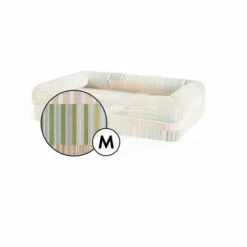 Bolster Dog Bed Cover Only Medium - Pawsteps Natural