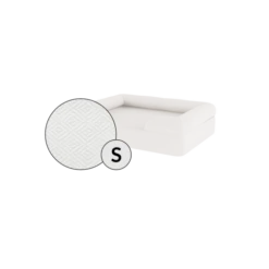 Bolster Cat Bed Cover Only - Small - Meringue White